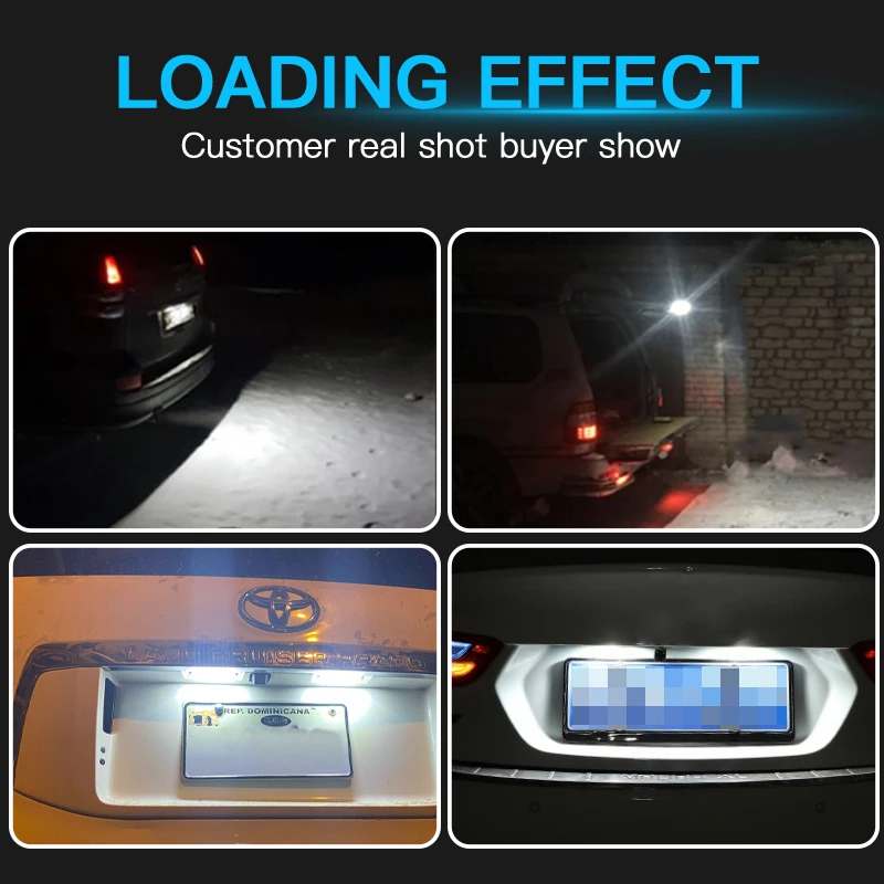 2 шт. светодиодные лампы светильник номерного знака для Lexus LX450 1996-1998 Toyota Land Cruiser FJ80