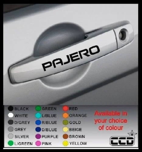 

Наклейки/наклейки для дверных ручек x4 PAJERO