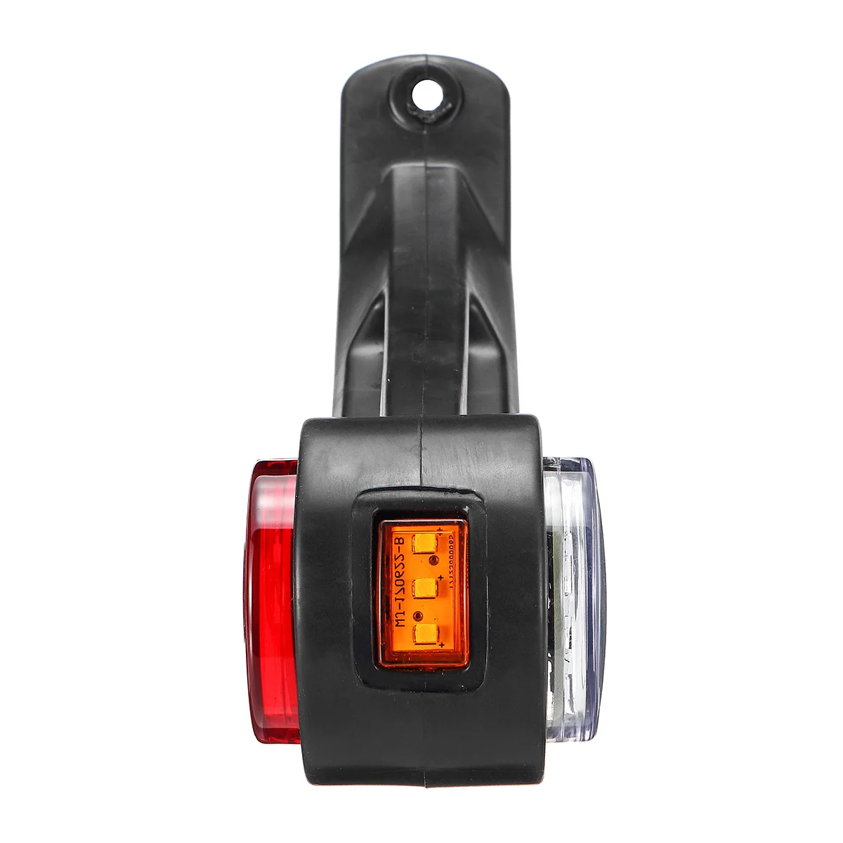 

2pcs 12V 24V 24 LED Car Side Marker Light Rubber Durable Outline Side Marker Lamp Indicator Signal Trailer Truck Van Bus