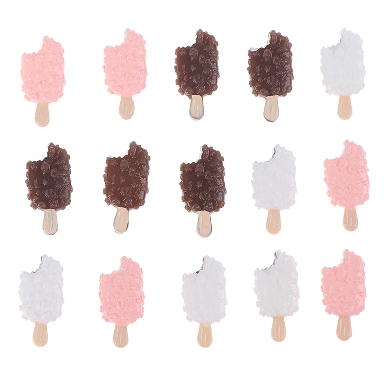 5 шт. новинка креативная Милая имитация мороженого из смолы крафтовые Хрустящие