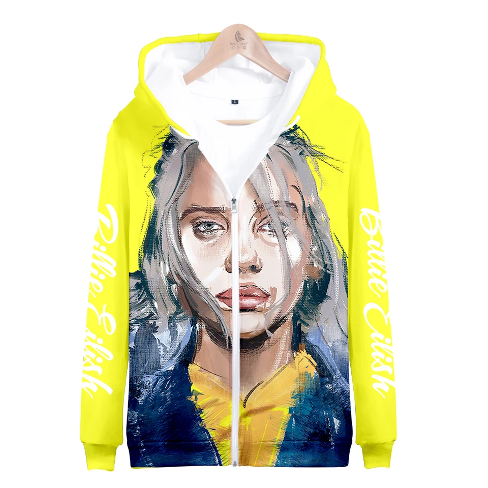 Трендовая Певица Модель 3D толстовка на молнии модная трендовая хлопчатобумажная
