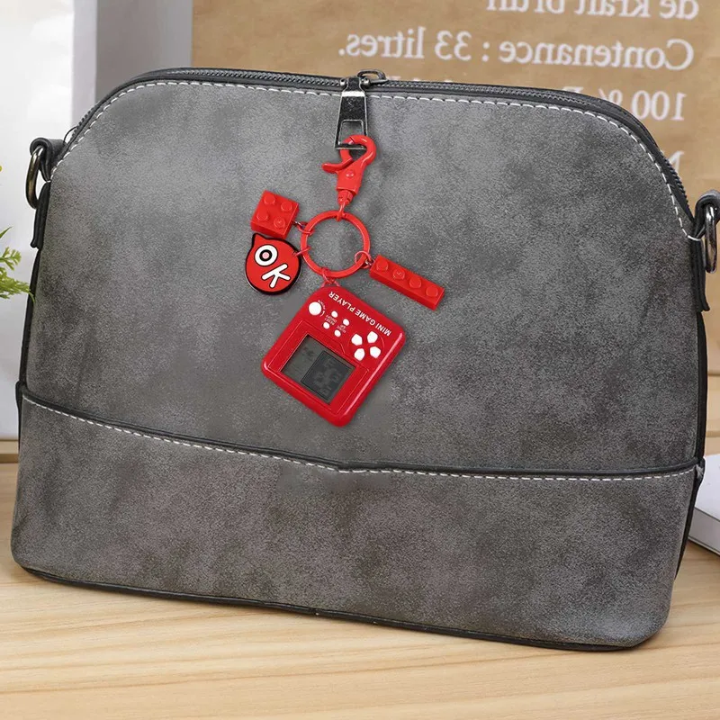 Креативный брелок для автомобиля в виде мини-игры Тетрис подвеска пары сумок