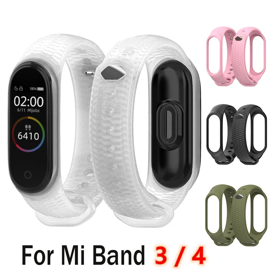 Ремешок силиконовый Duoteng для Mi Band 4 модный браслет Xiaomi mi band 3 аксессуары