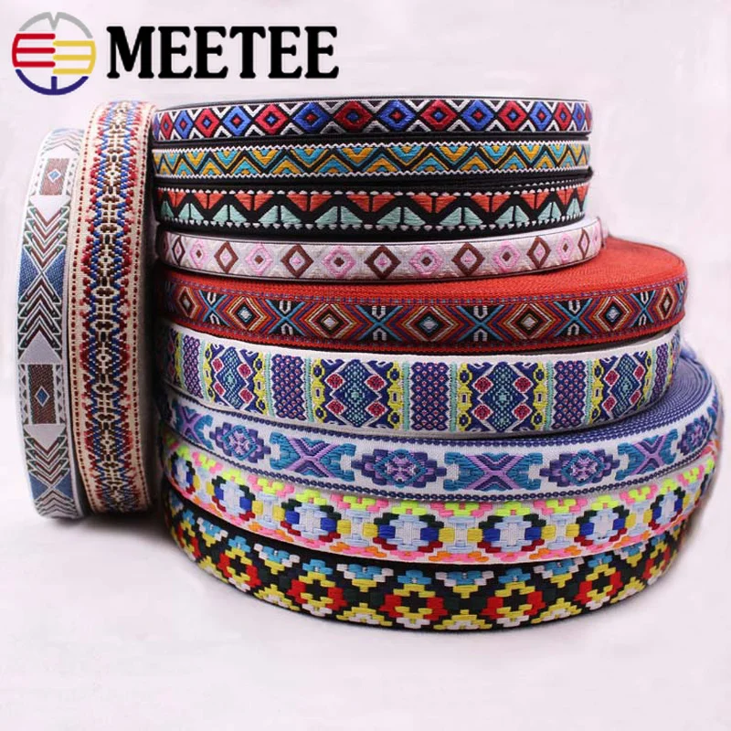 Meetee 10 метров Этническая Вышивка Кружева тесьма одежда обувь ленты аксессуары DIY