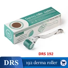 DRS 192 dermaroller ролик с микроиглами для лица, массажный ролик для восстановления волос, роста бороды, лечение выпадения волос, косметический инструмент CE