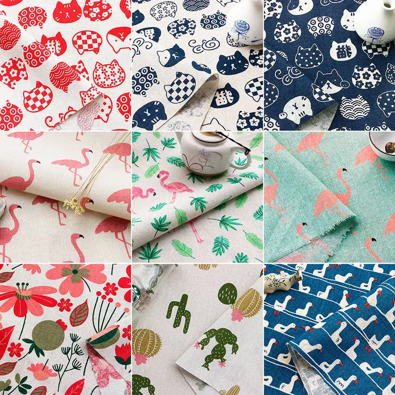 Хлопковая ткань может использоваться для изготовления скатертей шторы в стиле Ins