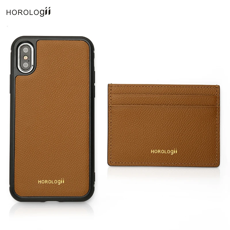 Чехол для Iphone 11 12 13 14 Pro Max из светло-коричневой итальянской кожи