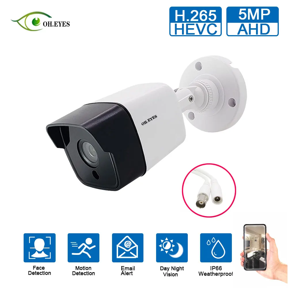 Распознавание лиц со сверхвысоким разрешением Ultra HD AHD Камера 1MP 2MP 5MP CCTV
