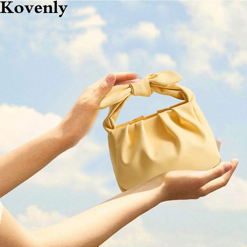 Женская сумка клатч из мягкой кожи однотонная летняя через плечо|Сумки с ручками|