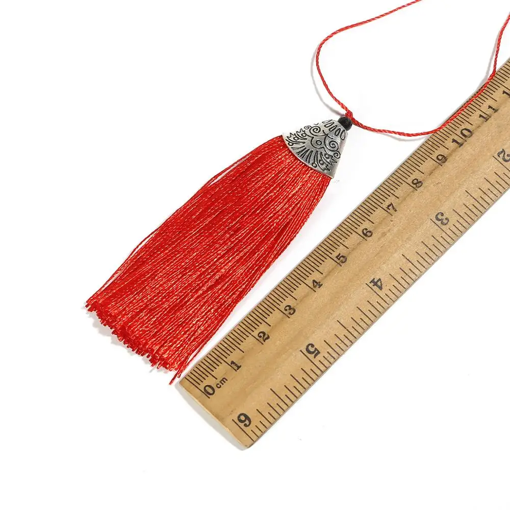 Новое поступление 2 шт Большой размер декоративная кисточка полиэстер с черным