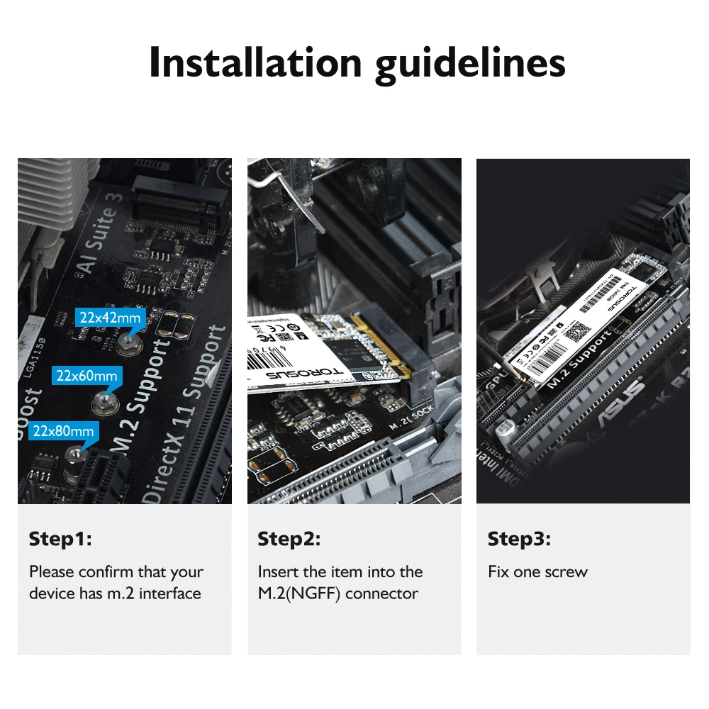 Torosus M.2 SSD 120 ГБ 240 512 1 ТБ ngff SATA 2280 NGFF Внутренний твердотельный накопитель для