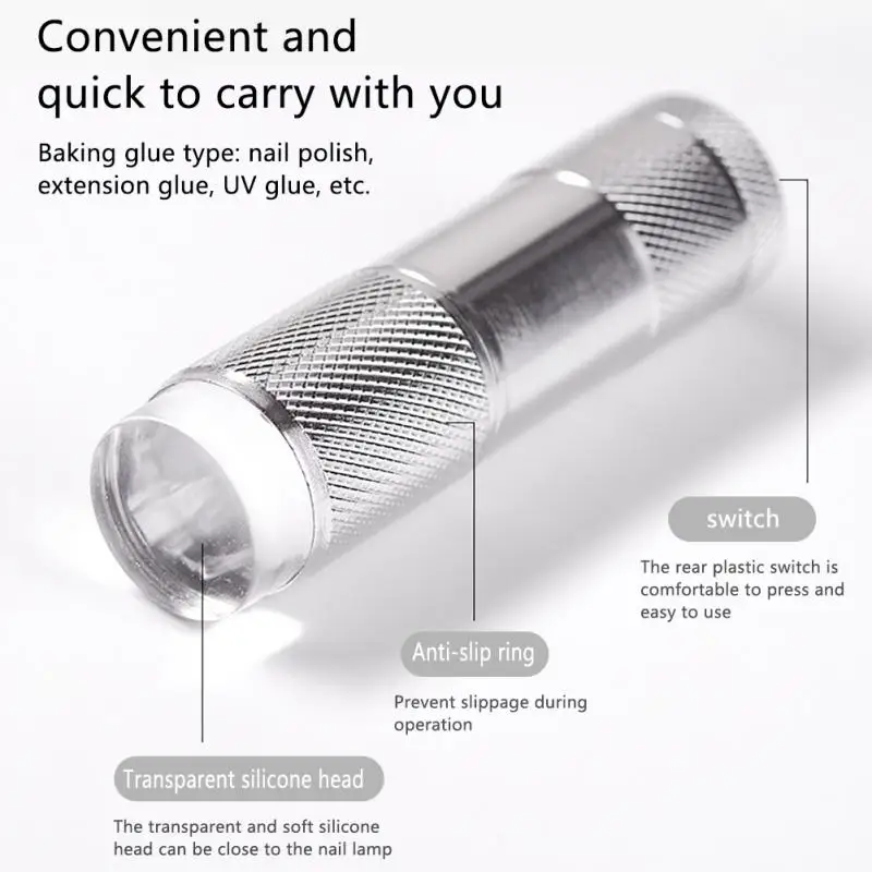 

1 шт., ручная лампа для сушки ногтей