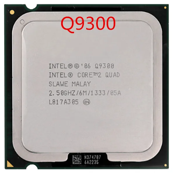Бесплатная доставка оригинальный lntel 2 Quad Q9300 процессор 5 ГГц/6 Мб кэш/FSB 1333