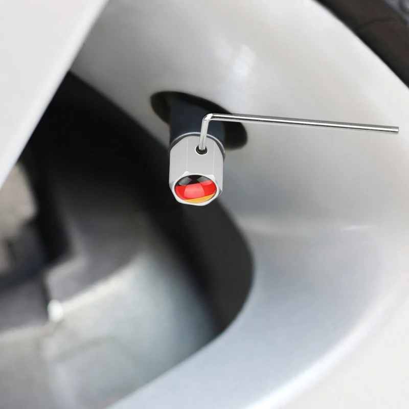 4 шт. автомобильные аксессуары Металлические колпачки клапана колеса для KIA sportage