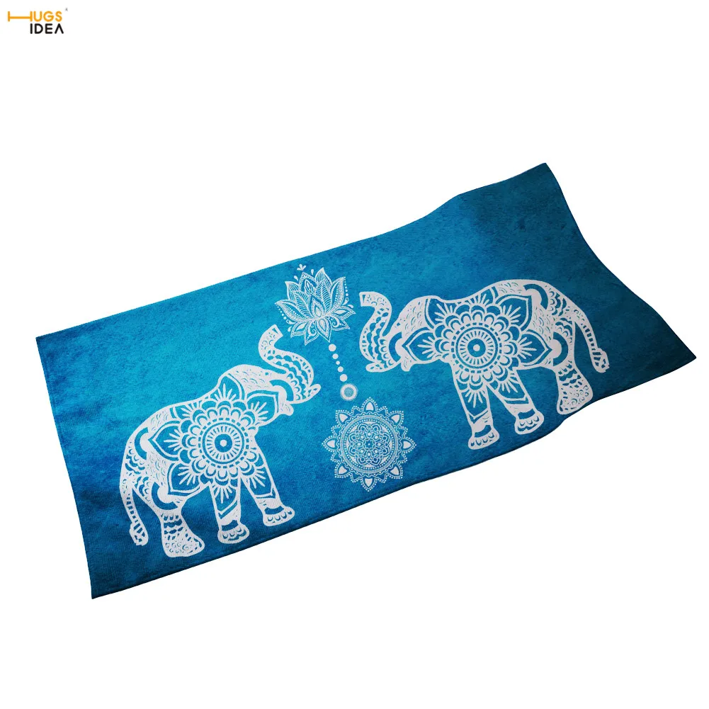 HUGSIDEA в этническом стиле Мандала с геометрическим узором Ванна Душ на пляже