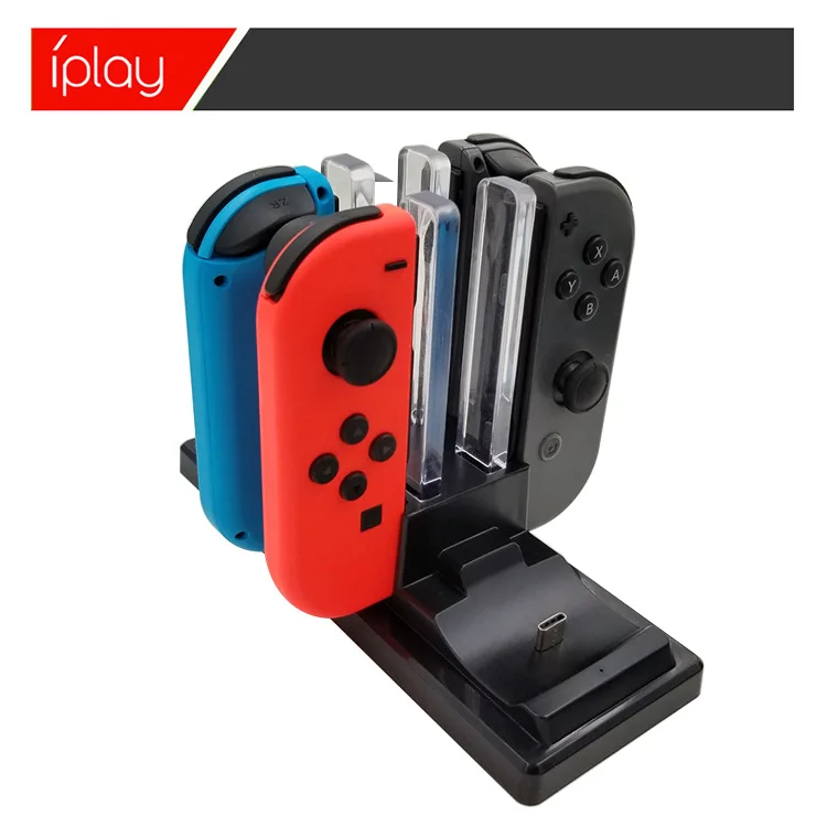 Nintendo Switch Joy-Con игровая Ручка фиксированным лезвием Зарядное устройство nintendo игровых аксессуаров 6-в 1PRO Зарядное устройство