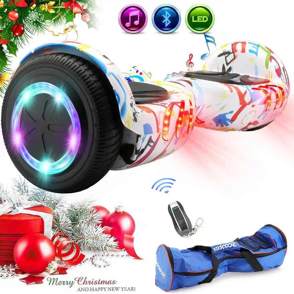 Новое поступление 6 5 дюймовый Ховерборд модный 2 ух колесный электрический