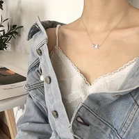 new kpop animal necklace charming zircon dove pendant choker clavicle chain birthday party gifts beautiful jewelry for women