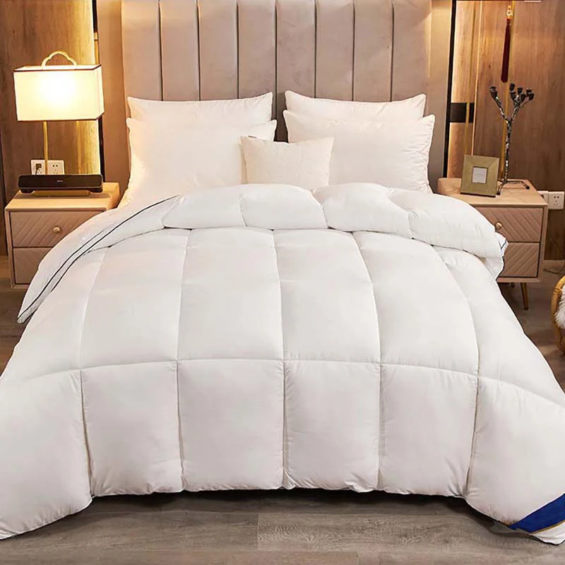 Комплект постельного белья 95% Белое Гусиное/утиное покрывало для кровати зимнее