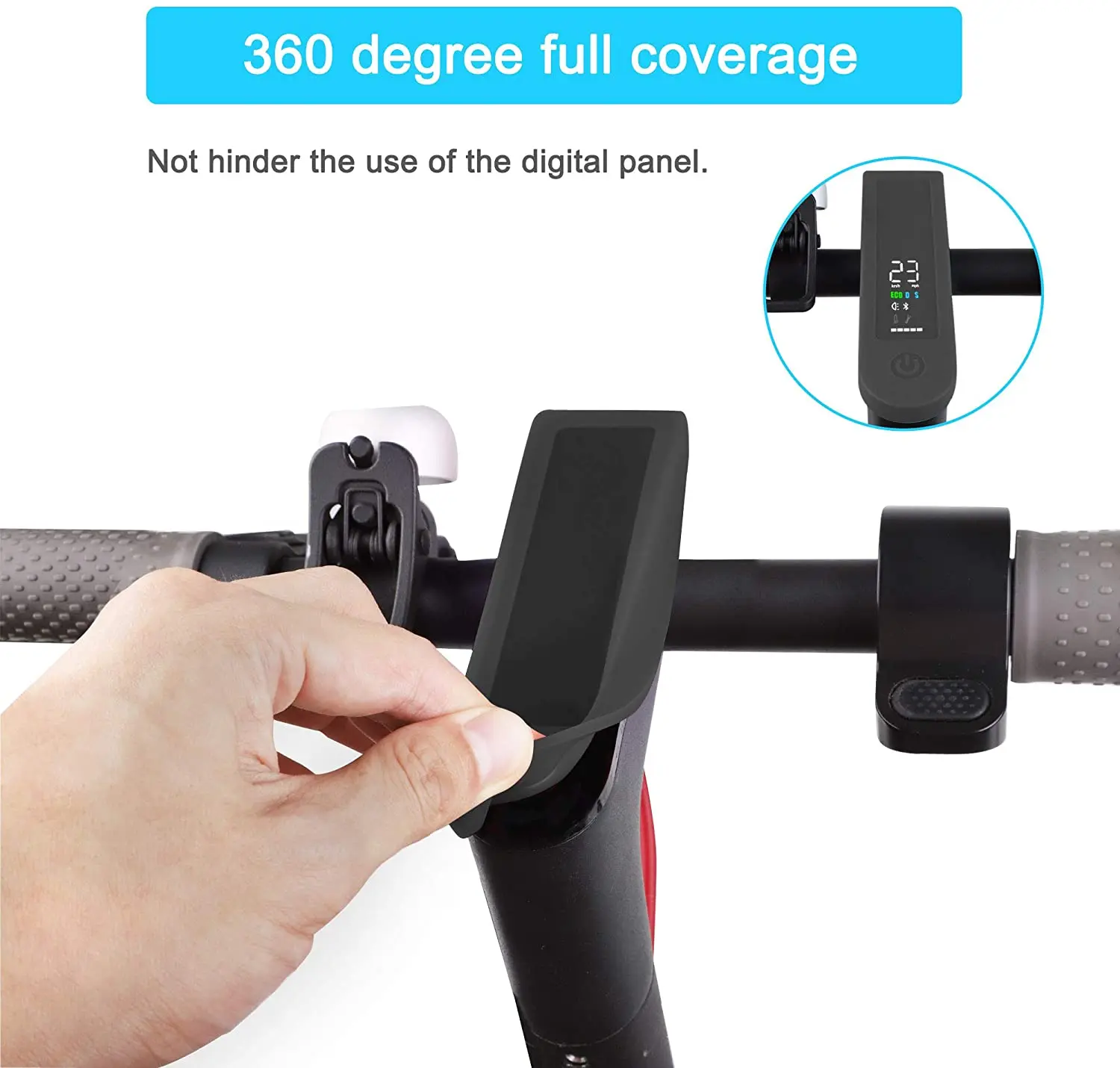 Водонепроницаемая силиконовая крышка экрана панели приборной для M365/M365 Pro