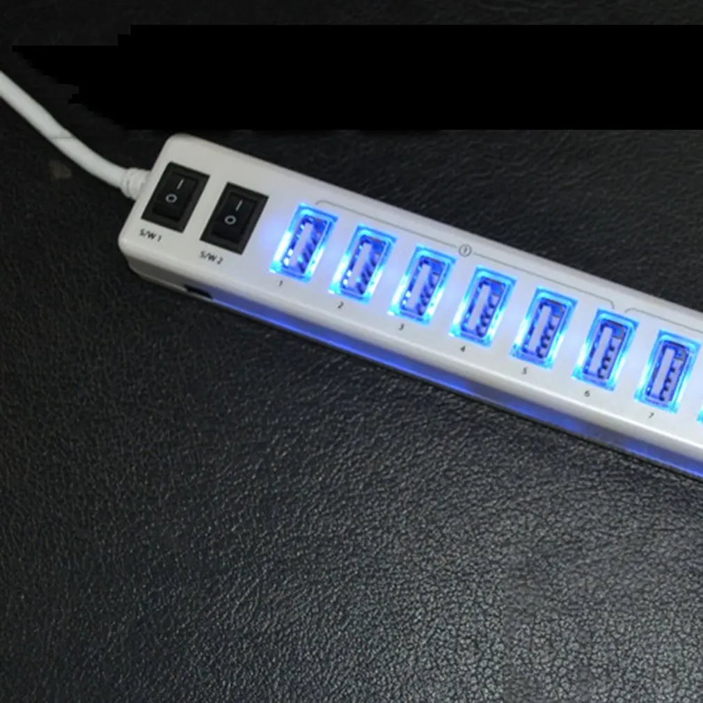 12 Порты и разъёмы Разветвитель USB хаб один для двенадцать с высоким уровнем