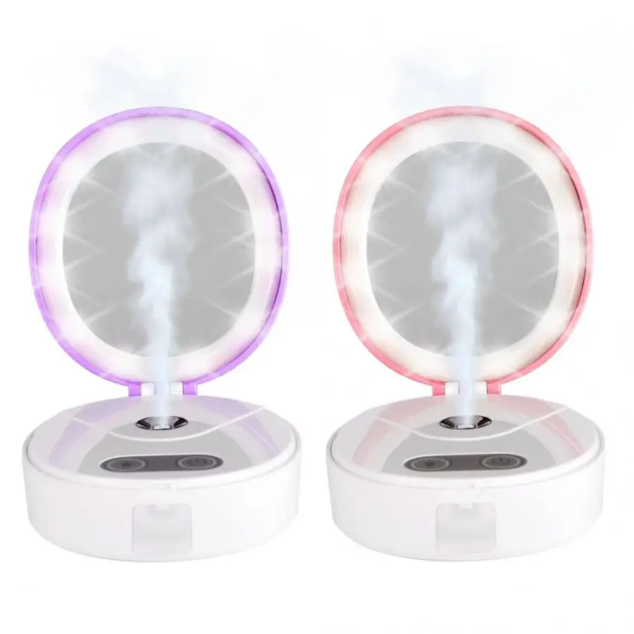 Нано зеркальный распылитель инструмент для красоты лица USB светодиодный