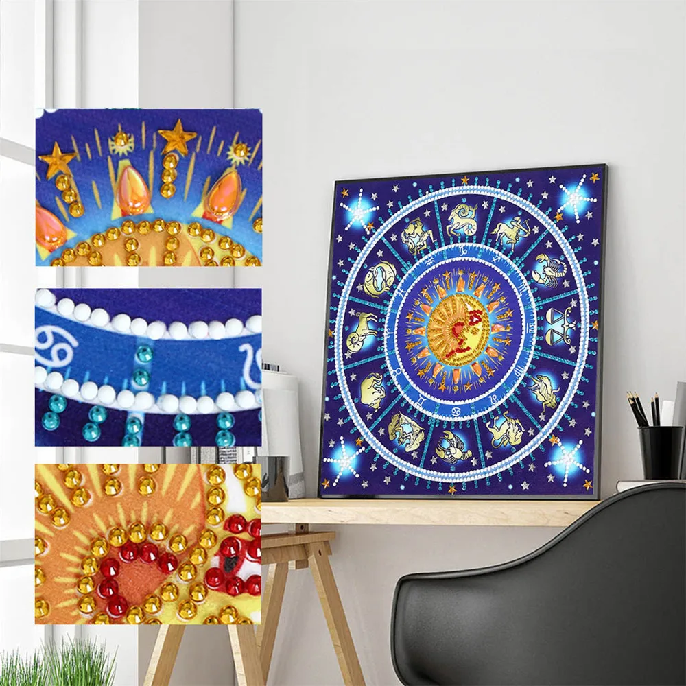 

5D DIY constellation luminous special-shaped diamond painting embroidery landscape mosaic home decoration crafts gifts