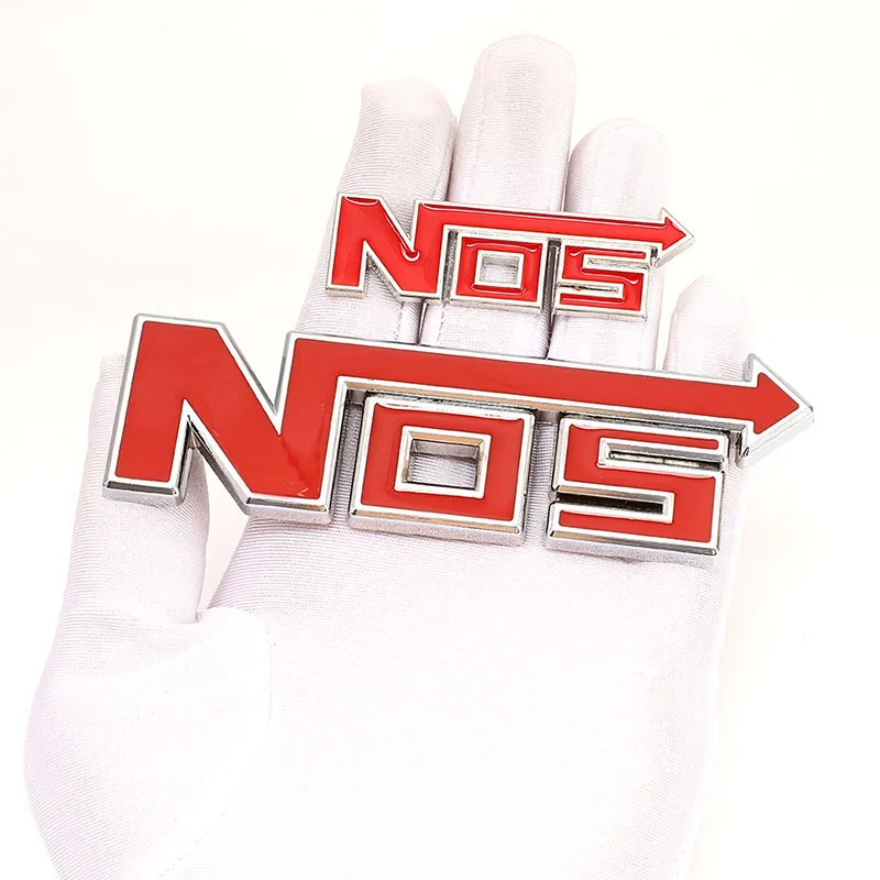Металлический 3d-логотип NOS эмблема передней решетки радиатора значок