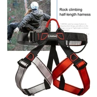 outdoor rock climbing belts full body harness safety belt adult children protection adjustable strap survival equipment kits
