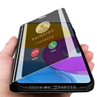 Умный зеркальный кожаный магнитный чехол-книжка с подставкой для Samsung Galaxy M52, чехол для Sumsung M 52, 2021, 55, 52 м, 6,7 дюйма, чехол-книжка