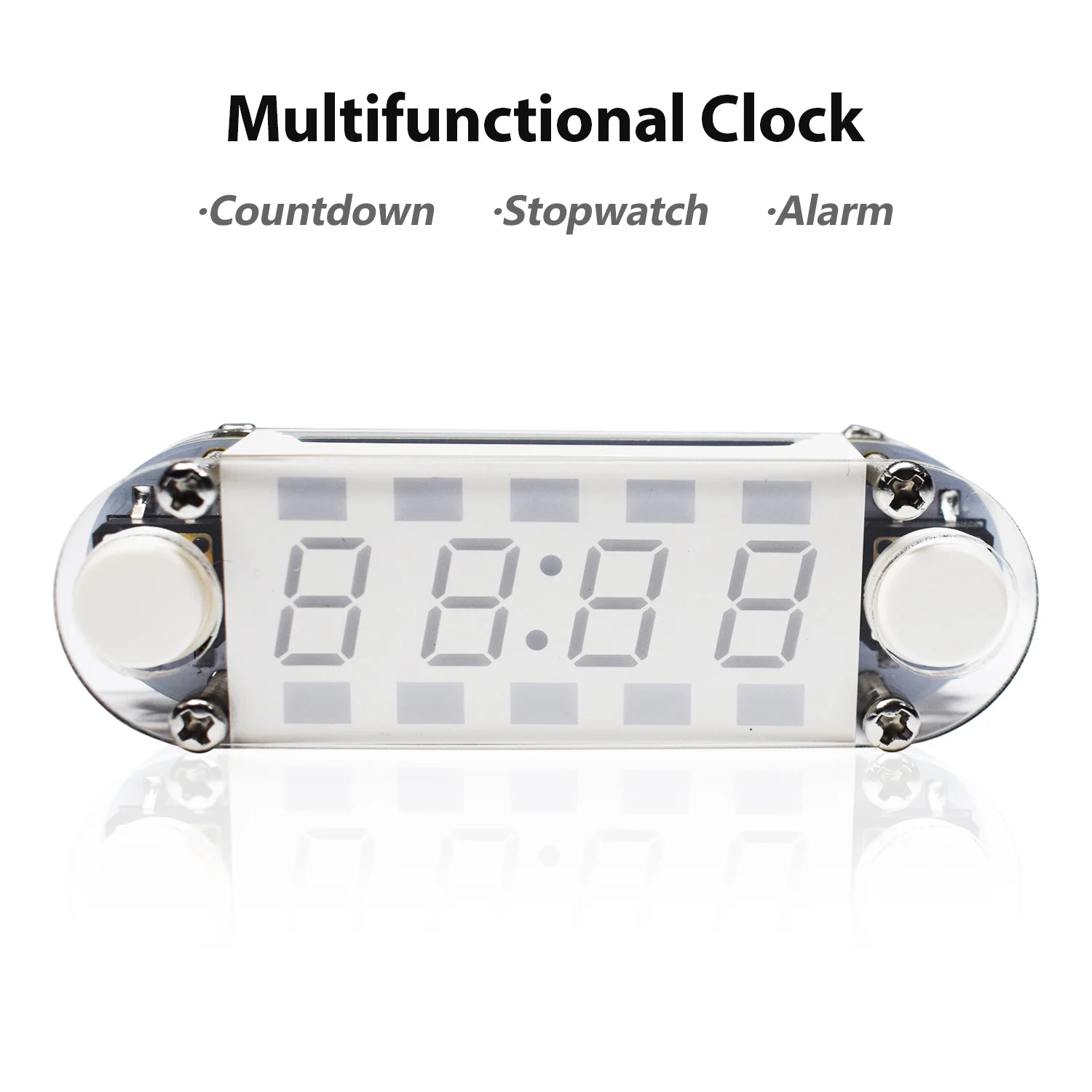 4 разрядный цифровые часы DIY Kit светодиодный смешанные Цвет газоразрядный