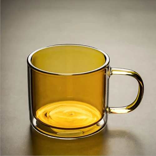 

Инновационная стеклянная чашка с двойными стенками в скандинавском стиле, термостойкая кружка для чая, кофе, латте, эспрессо, холодного чая,...