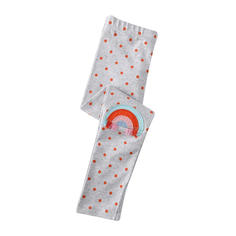 Детские хлопковые леггинсы для девочек на осень/весну | Детская одежда и обувь