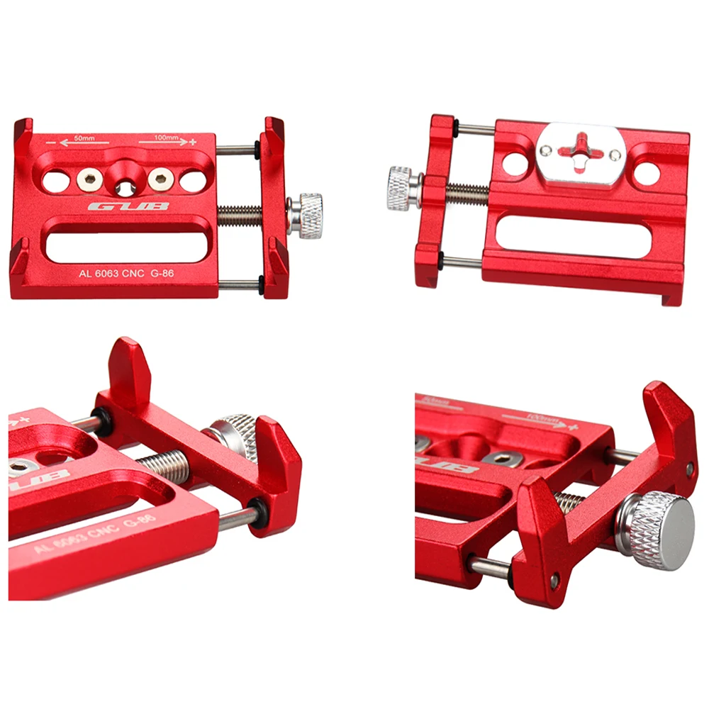 Универсальная регулируемая подставка GUB для телефона на велосипед смартфона 3 5 6 2