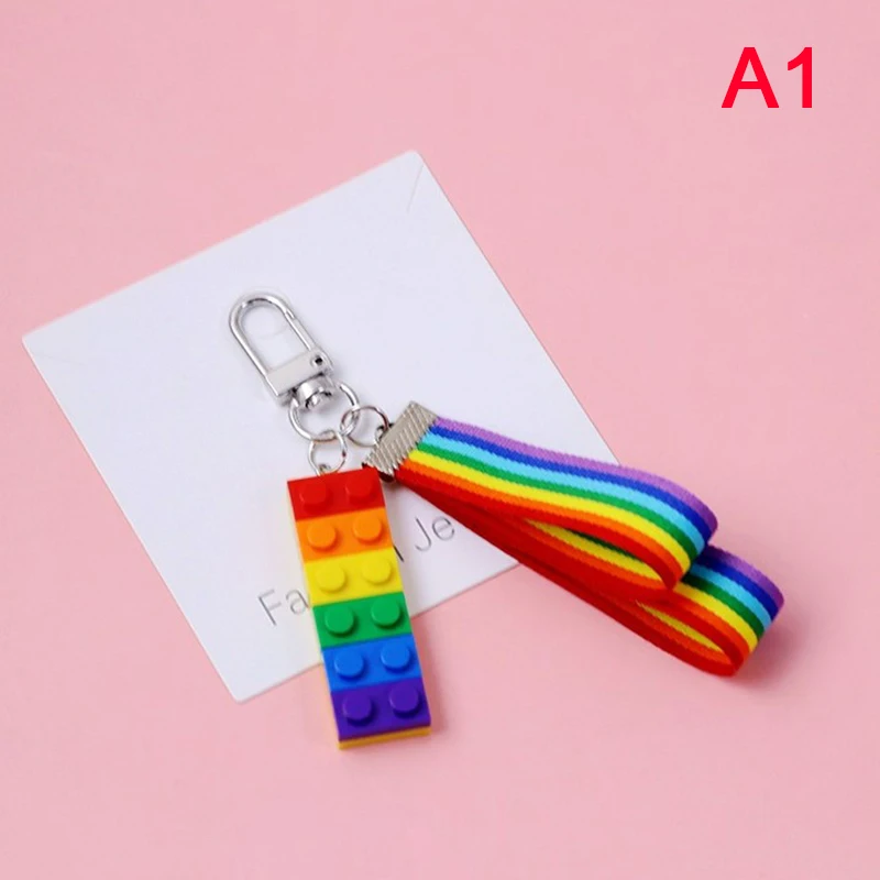 

Keychains Car Keys Key Chains Bag Decor Rainbow Lanyards Fruit Pendant