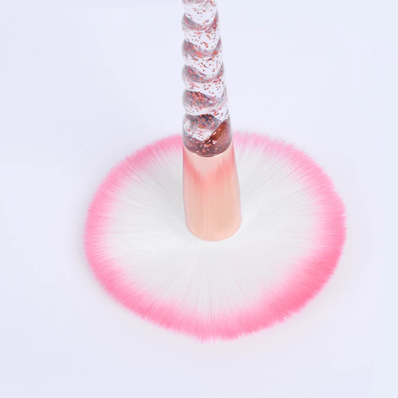 50 компл оптовая продажа розовое золото + прозрачный Единорог Портативный набор