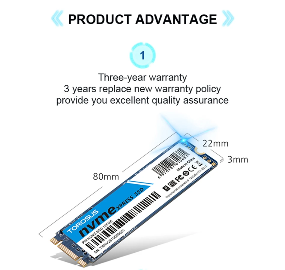 Torosus NVME SSD 128 ГБ 256 512 1 ТБ SSD m2 жесткий диск SSD PCIe внутренний жесткий диск M.2 2280 для настольного компьютера
