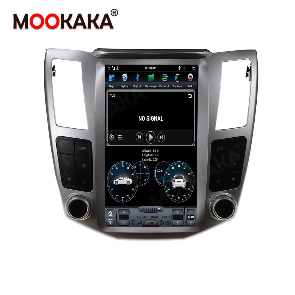 Carplay 4G + 64G Android 9 0 вертикальный экран GPS навигация для Lexus RX/Toyota Harrier 2004 2007