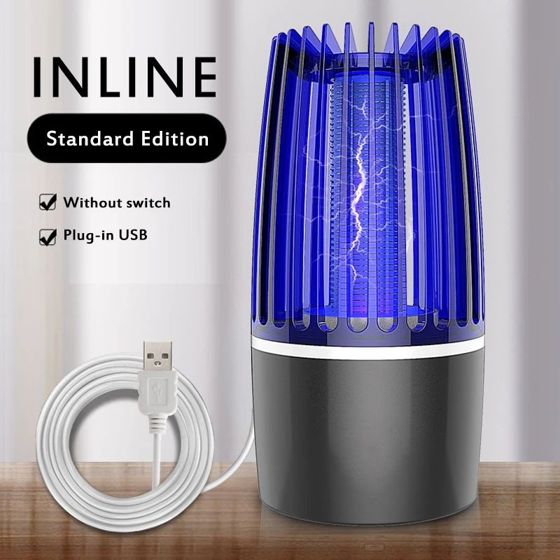 2020 New USB Anti-mosquito Lamp Kills Insects LED Insecticide Pest Repeller Camping Light Mosquito Trap Anti Home | Лампы и освещение