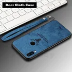 Тканевый чехол с оленем для Xiaomi Redmi 7 7A 8A 9A 9C 9T Note 4 4X 6 7 8 9 Pro 8T 9T 9S Poco X2 F2 F1 M2 M3 X3 NFC, чехол с оригинальным ремешком