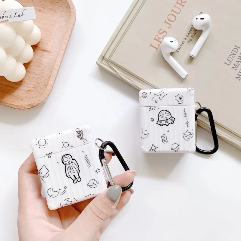 Модный камуфляжный чехол для наушников для Apple Airpods 1 2, защитный силиконовый чехол, беспроводная bluetooth-гарнитура, чехол для зарядки