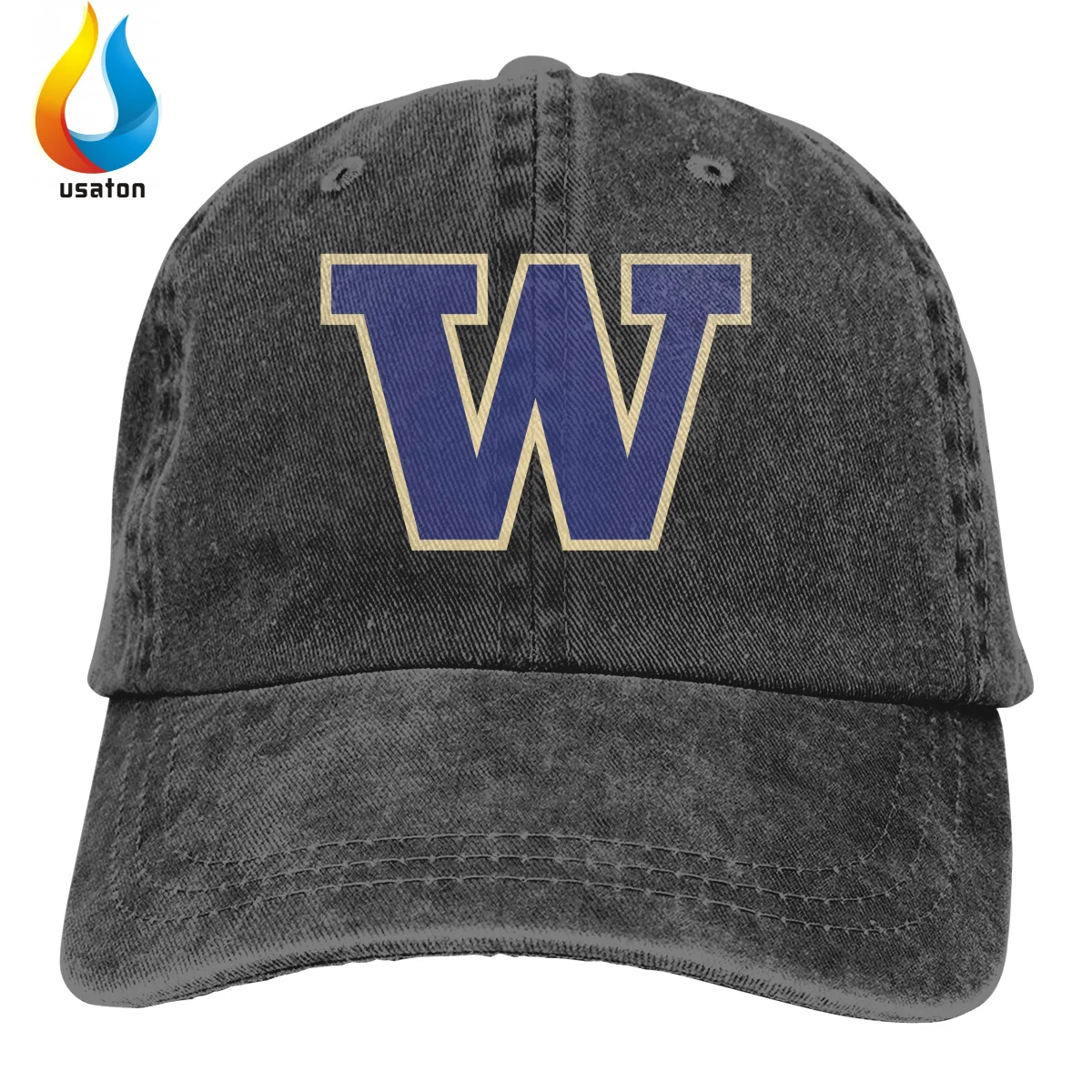 

University Fashion Baseball Cap Print 3D Washington Logo Hats Men Women Cotton Outdoor Simple Visor Casual Cap