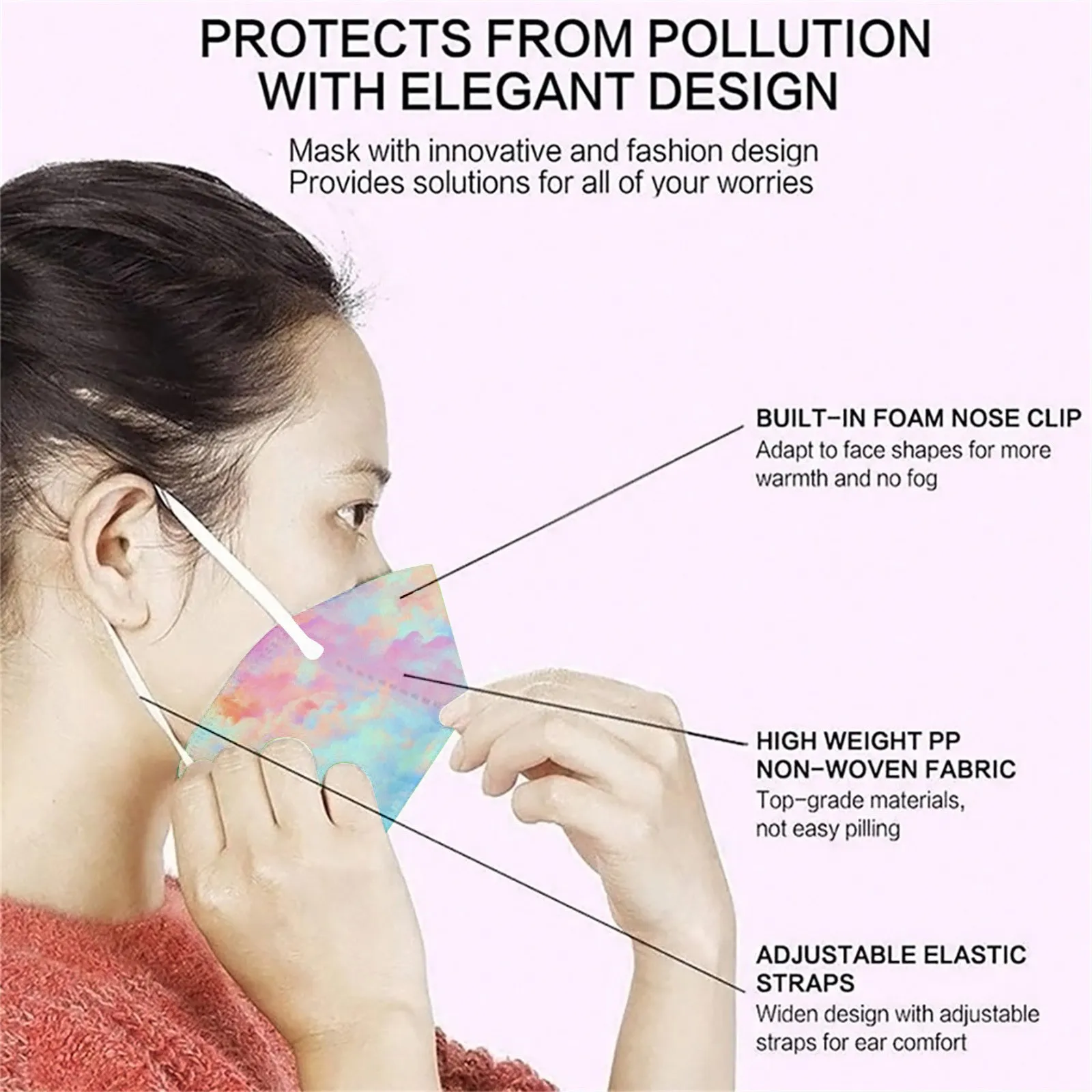 

Child 5-Layer High-Density Mask Wind And Mist Pollution Protection Filter mascaras para la boca mascherine