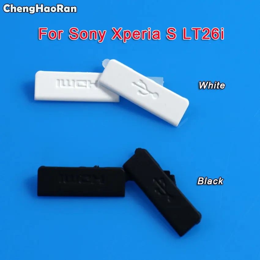 ChengHaoRan usb зарядный порт пылезащитный Разъем+ Micro SD и sim-карты разъем Слот для sony Xperia V S LT25i LT25 LT26 LT26i