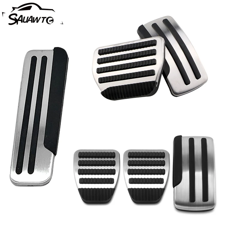 Автомобильные педали из нержавеющей стали накладки для ног топливный ускоритель