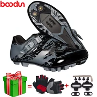 boodun new cycling shoes ultralight breathable locking mountain bike shoes outdoor sports mtb bicycle professional riding shoes
