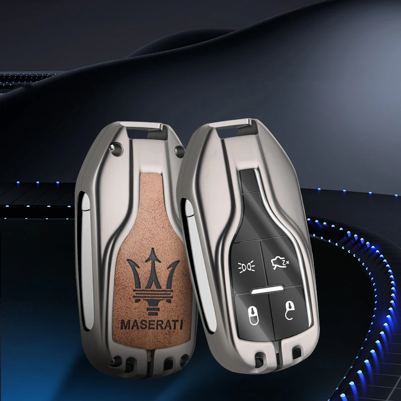 

Чехол для автомобильного ключа из сплава, чехол для Maserati ghiдоступ, Levante, Quattroporte, умный держатель с дистанционным управлением, оболочка, Стайл...