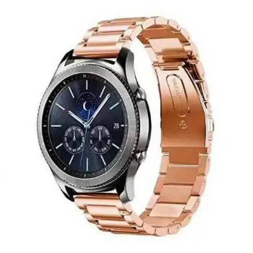 metal rose gold Бабочка керамический ремешок для Samsung Galaxy watch 46 Активный браслет Gear s2 s3 Neo zenwatch 1/2 Huami amazfit 2 s 1 pace bip ремешок - Цвет ремешка: metal rose gold