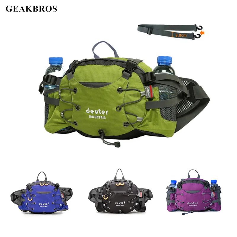 

Outdoor Sports Waist Bag Running Cycling Climbing Backpack Waterproof Hiking Hunting Riding Travel Water Bottle Shoulder Pack