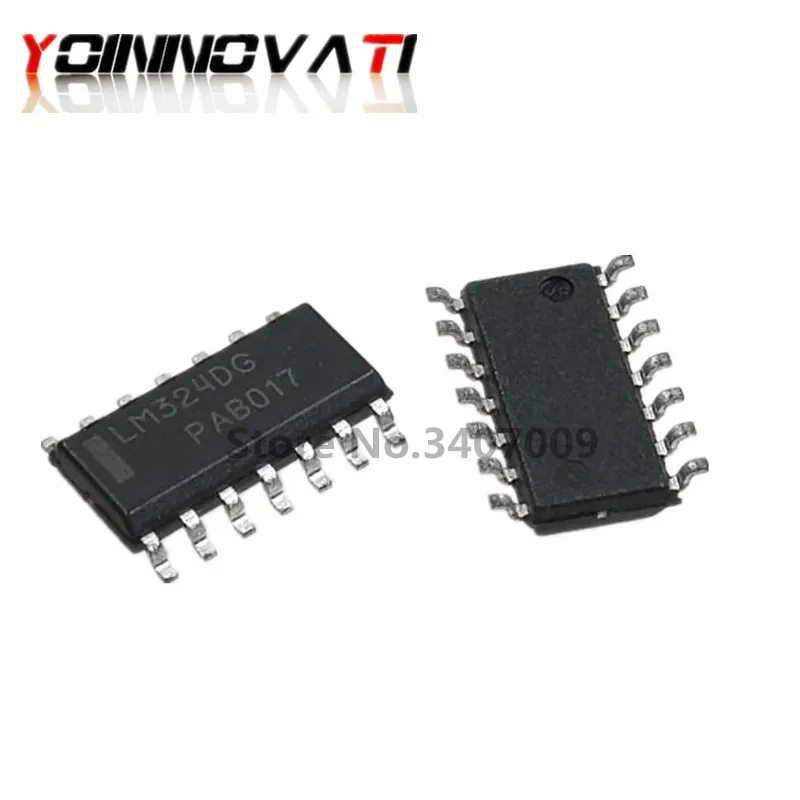 10 шт./лот LM324DG LM324DR2G LM324 чип лапками углублением SOP 14 Quad операционный